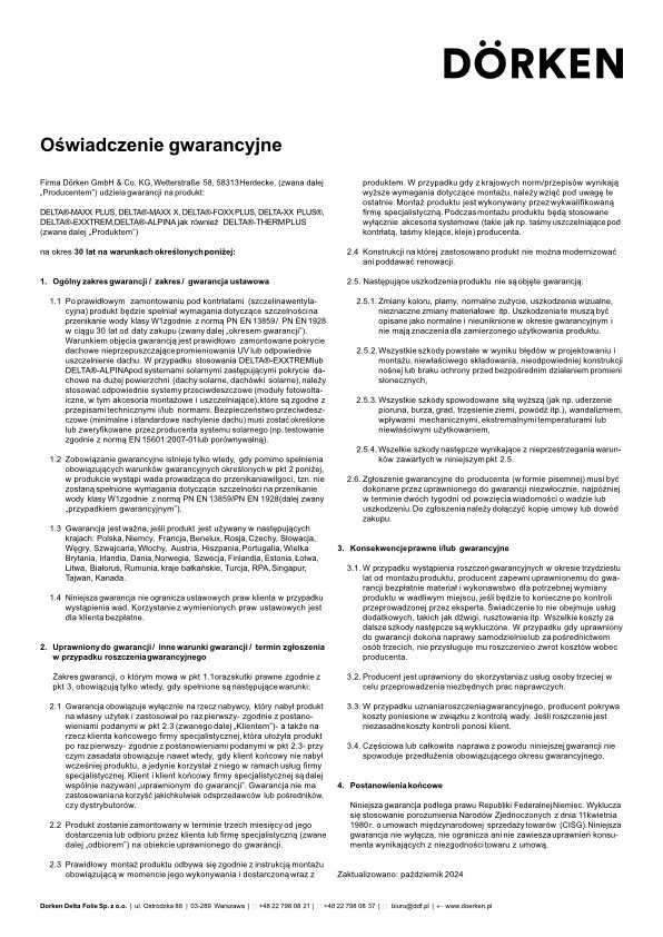 Certyfikat jakości 11